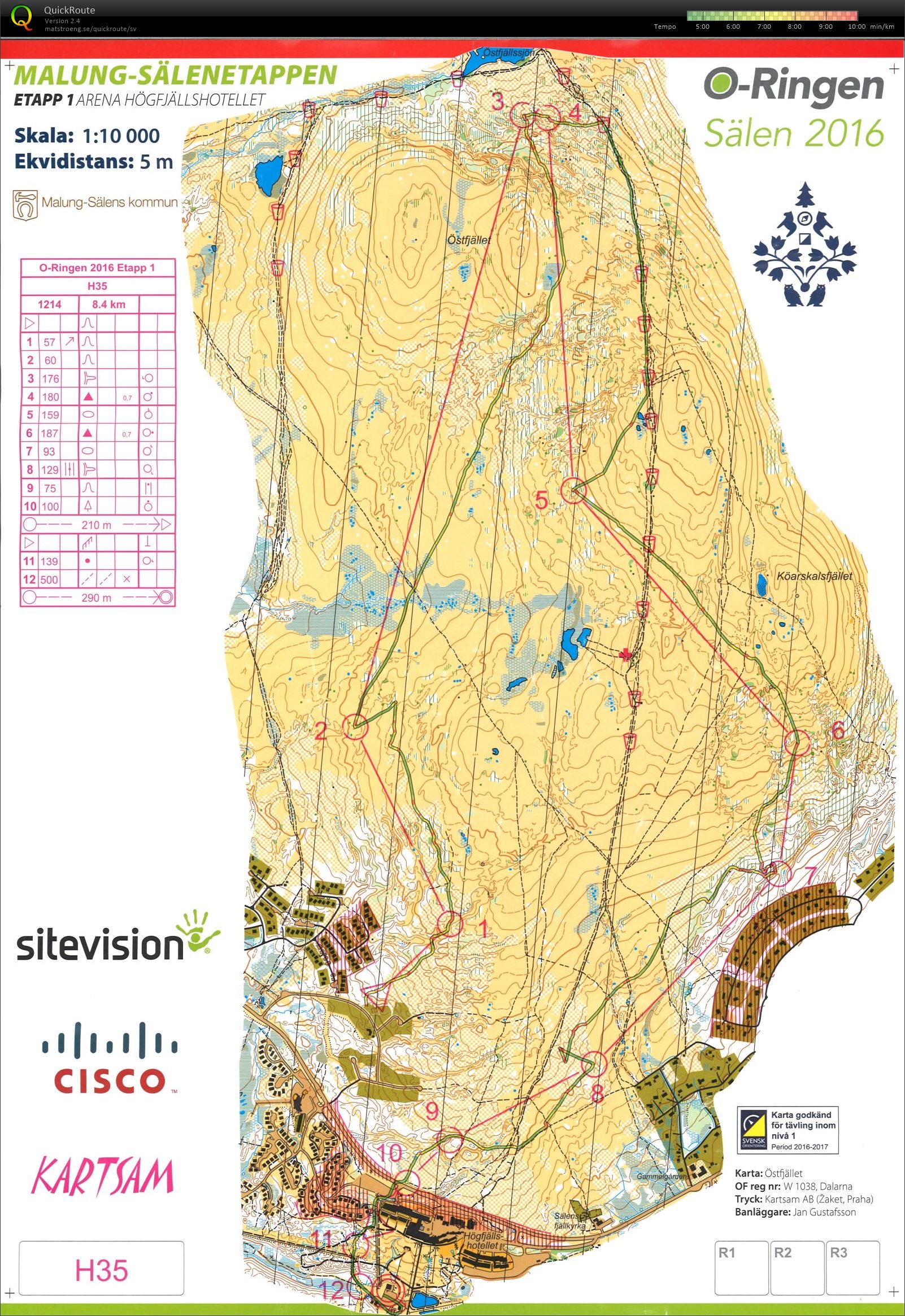 O-Ringen Sälen 2016 E1 (2016-07-24)