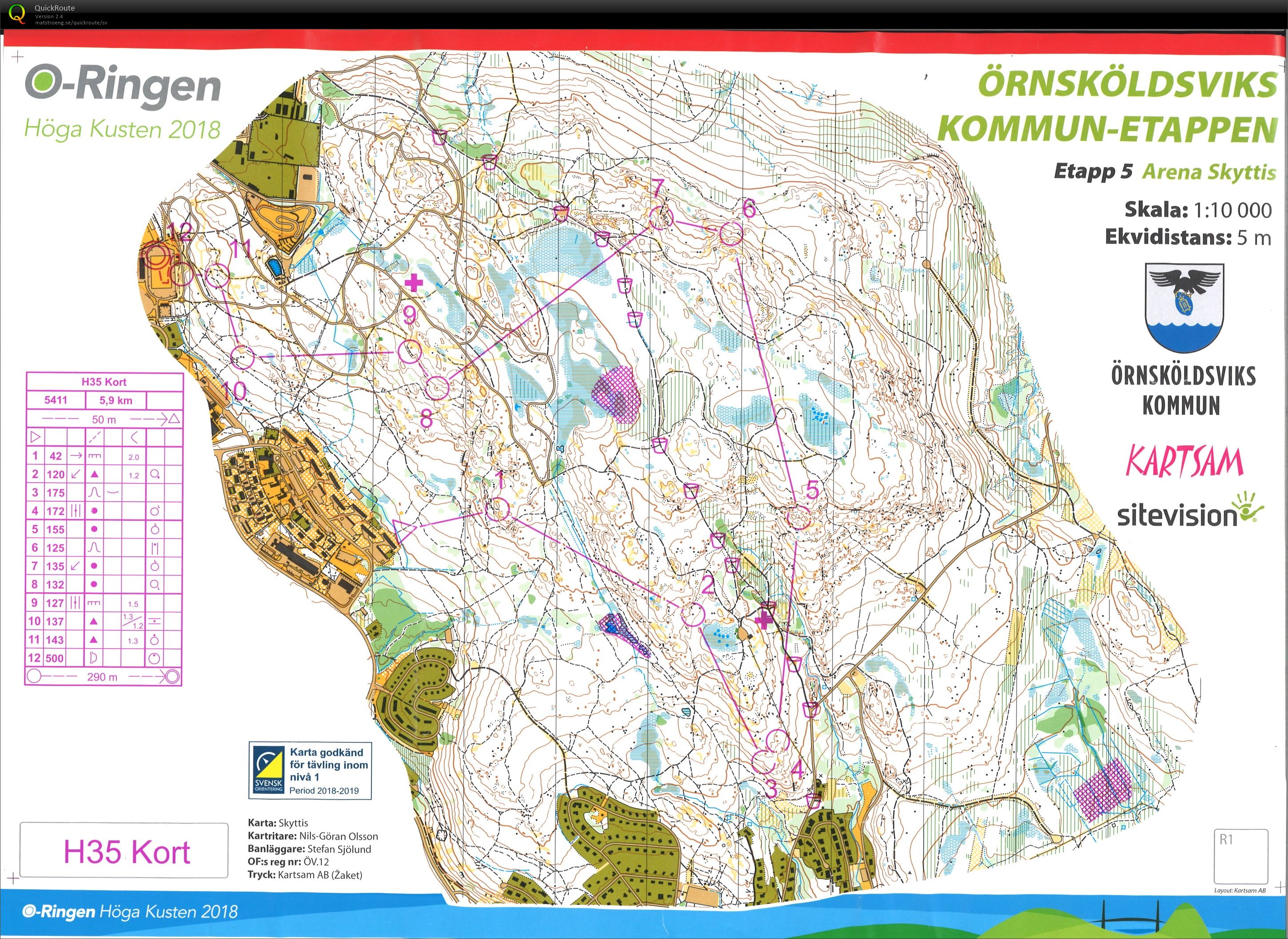 O-Ringen 2018 Höga Kusten, E5 (2018-07-27)
