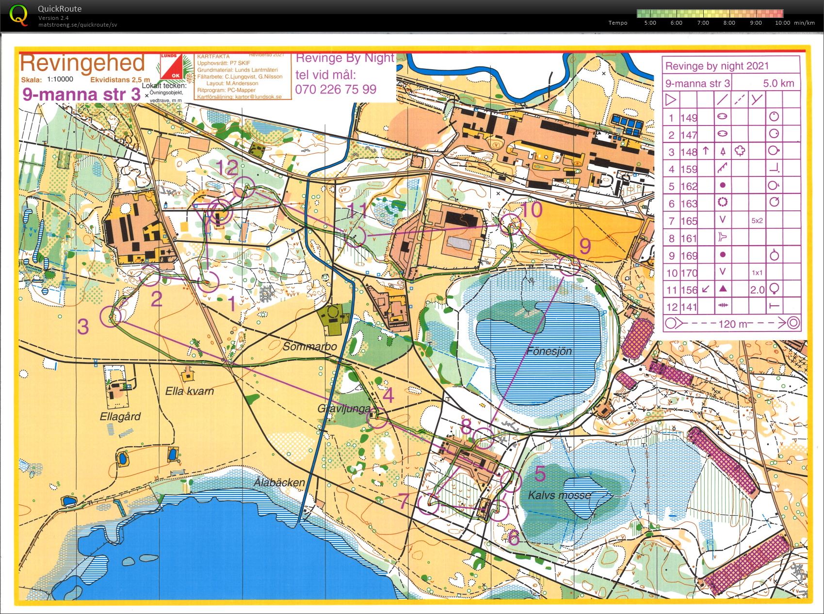 Revinge by night (2021-10-15)